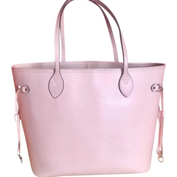 Louis Vuitton Handbags - Louis Vuitton Rose Ballerine Epi Neverfull Bag Mm